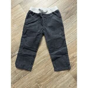 Gymboree Baby Boy 18-24 Months Dark Gray Corduroys - EUC